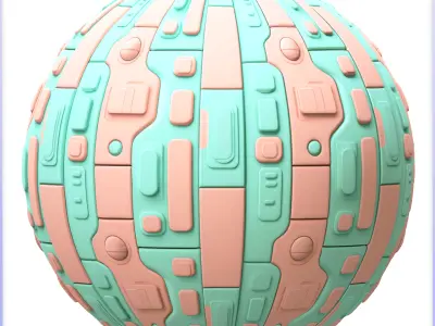 SciFi Seamless Texture Texture 44