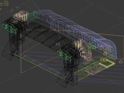 Space - Garage Entrance 02 3D model