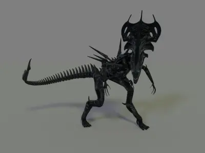 Queen Xenomorph 3D model