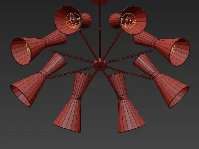 Delightfull Cairo Chandelier 3D model