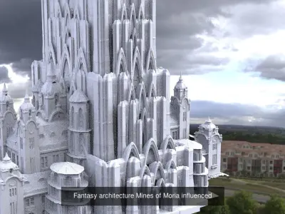 Mining Colony Fantasy Sci-Fi collection 1 3D Model Pack