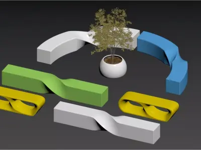 Creative Seats 3D model