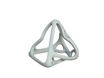 SciFi Cube Object No 59681 Low Poly Shape Low-poly 3D model