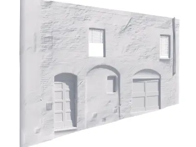 3D Scanned Italian Facade 003 3D model
