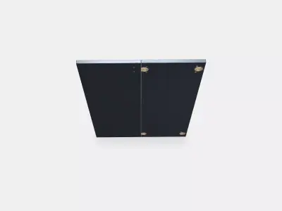 NICKEBO 2-p door f corner base cabinet set Low-poly 3D model