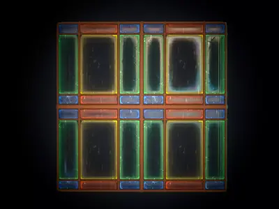 persian window - VOL 01 - substance designer Texture