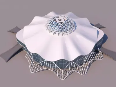 0096 - Organic Building 3D model