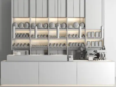 Cafe Bakery 02 3D model