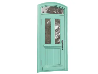 Entrance classic door 76 3D model