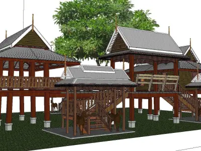 Creative Design-Holiday Cabin-05 3D model