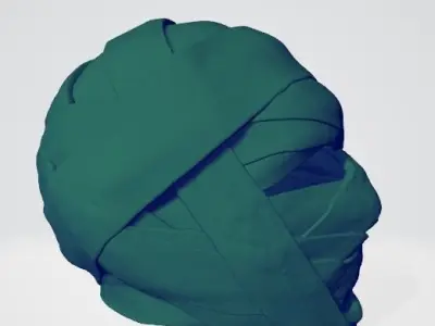 Bandage Wrap Around a head 3D print model