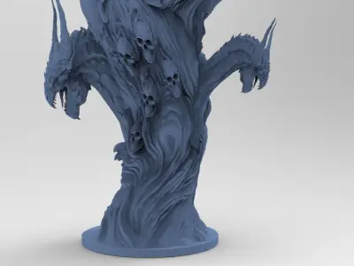 Dantes Purgatory tree 2  3D model