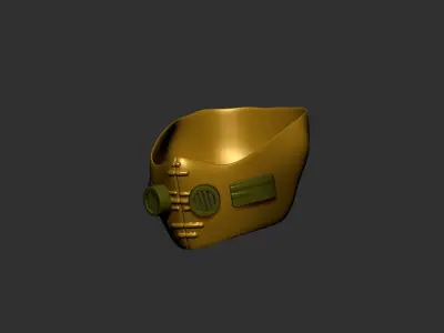 helmet high poly sculpt 3d printable  3D model 130
