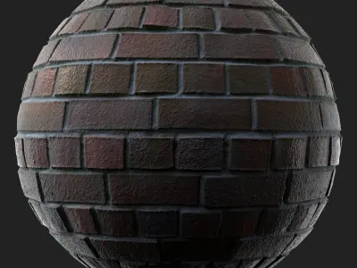 3D Scanned Seamless Bricks Texture