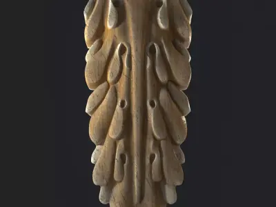 Carving wood 3D print model