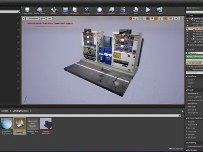 Vending Machine 4 Low-poly 3D model