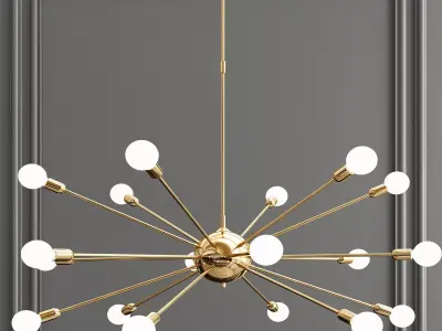 Atomic 18 Lights Arms Sputnik 3D model