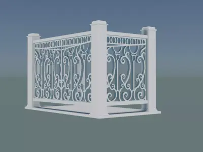 3D Tubular Balustrades 3D print model