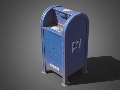 Street props vol 2 Low-poly 3D model