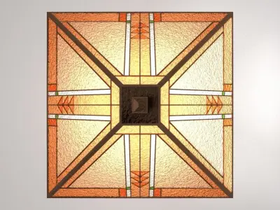 Frank Lloyd Wright Table Lamp 3D model