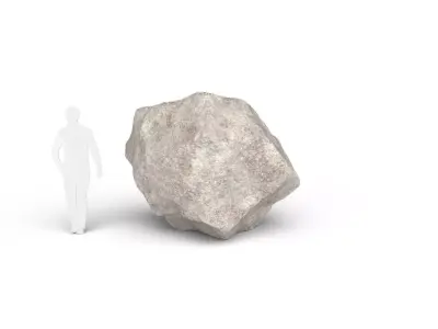Rock M07A Low-poly 3D model