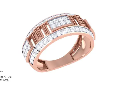 Women Ring  Render 3dm STL OBJ FBX Details 3D print model 416