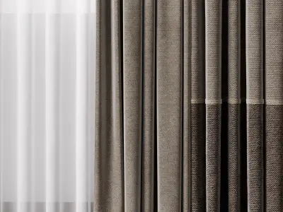 Hadi Curtains 35 3D model