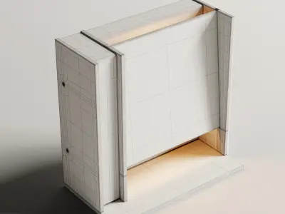 Glam Venicem floor Lamp Low-poly 3D model