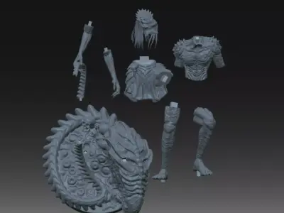 Doomsday predator 3d printing STL 3D print model