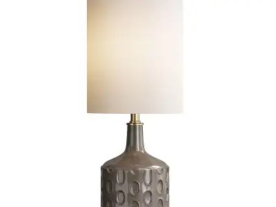 Uttermost Darrin Grey Table Lamp Low-poly 3D model