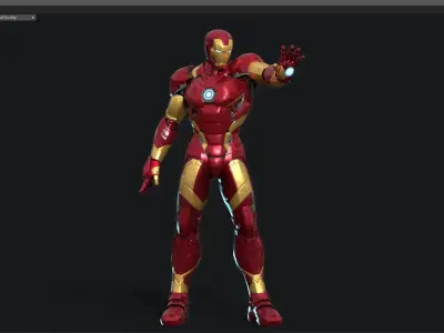 Iron Man 3D model