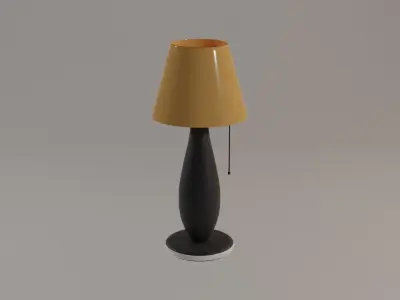 Bed Lamp Free 3D model