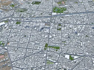 Shiraz City Iran Low-poly 3D model