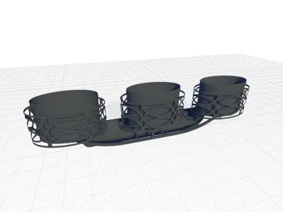 Washington Mews Vanity Light 3D model