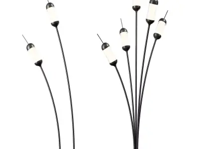 Park  lights Reed 3D model