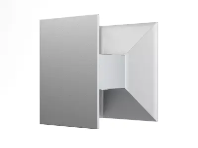 Rectangular Modern Exterior Wall Lamp 3D Model 3D model purchase