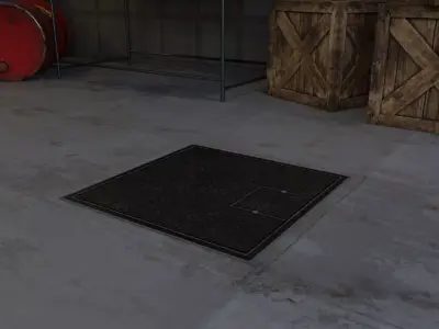 Pipes barrel Low-poly 3D model Low-poly 3D model