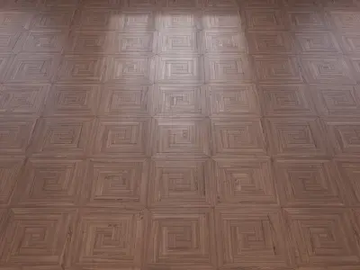 Parquet - Laminate - Wooden floor 2 in 1 Low-poly 3D model 45