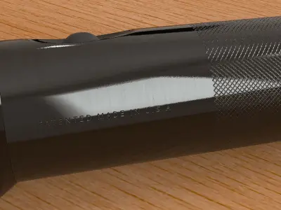 Maglite D3 Flashlight 3D model