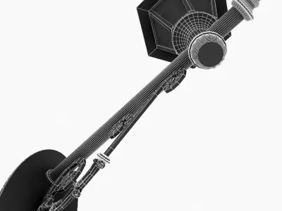 Classic Street Wall Lantern 4 3D model