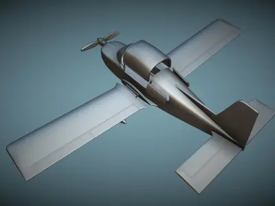 Grumman AA-5B Tiger - 3D Printable Model 3D print model