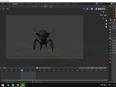 Enemy Robot Low-poly 3D model