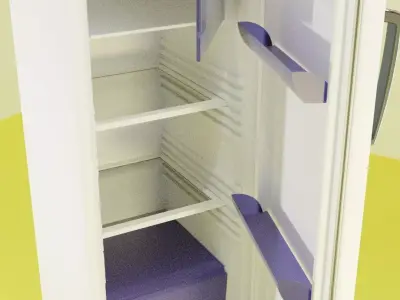 Refrigerator detailed model 3D model