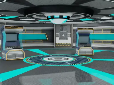 Sci-Fi Station  3D model