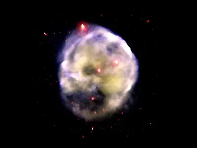 Skull Nebula 3D model
