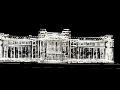 Maritime Station Building in Constanta 3D print model