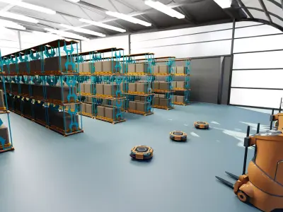 Warehouse Unit 3D model