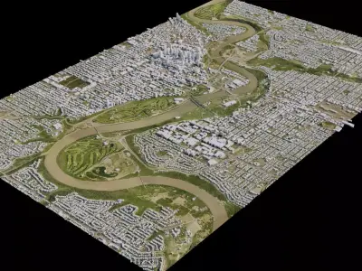 Edmonton - Canada 3D model