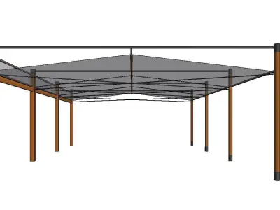 Revit Family - Canopy 01 Low-poly 3D model