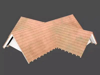 Realistic Roof Collections 32 3D model